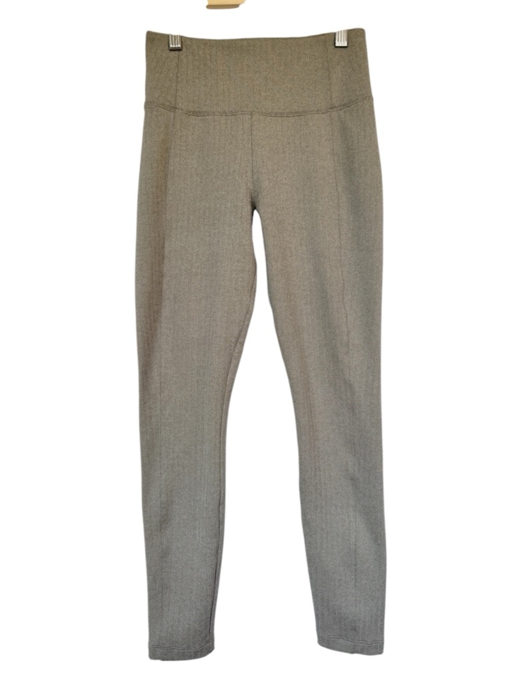 Athleta Delancey Herringbone Tight High-Rise Leggings Light Gray Athleisure XS